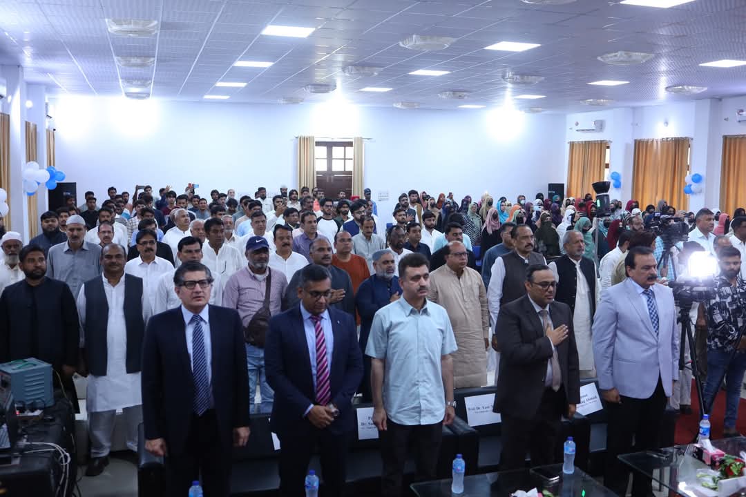 Riaz Fatyana with the community